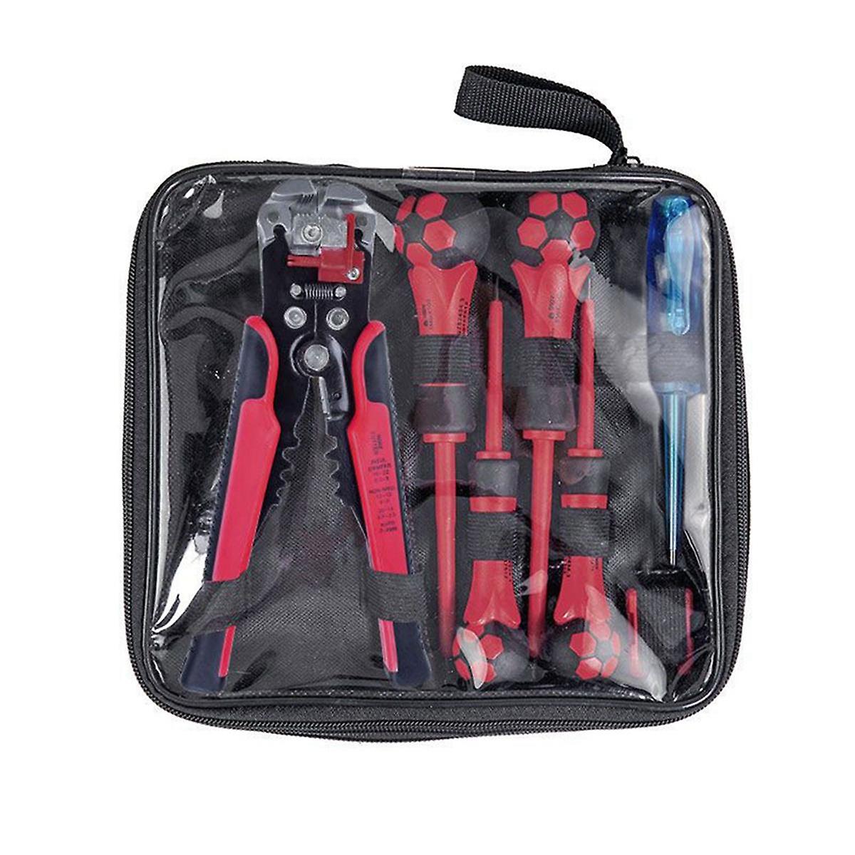 7 Pieces of Electrician Wire Stripper Screwdriver Combination Set High Hardness Household Screwdriv
