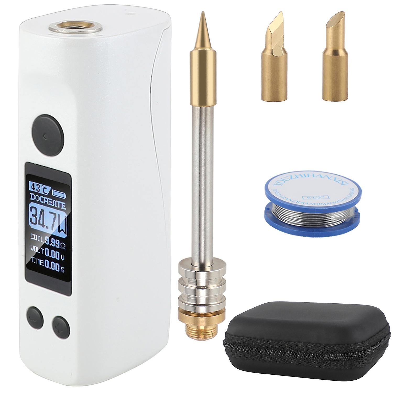 Electric Soldering Iron Portable Soldering Iron 75W Digital OLED Screen 8S Tin Melting/Constant Temp