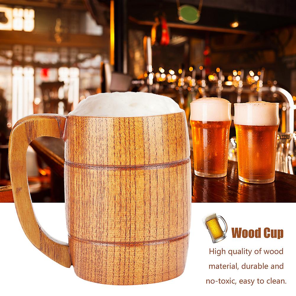 Classical Natural Solid Wood Cup Water Teacup Gift Collection Beer Mug