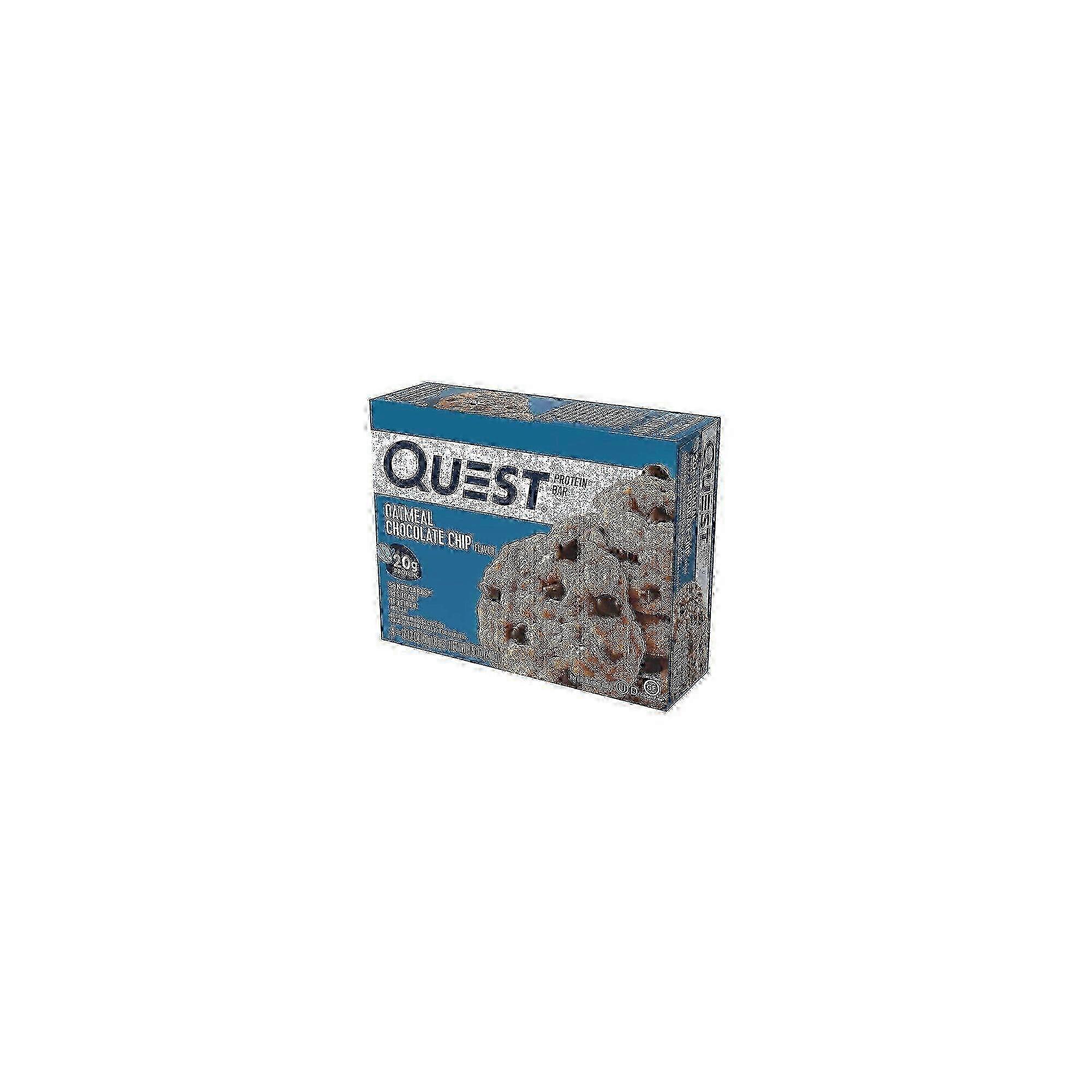 Quest Protein Bar Pack, Oatmeal Chocolate Chip, 4 Ea