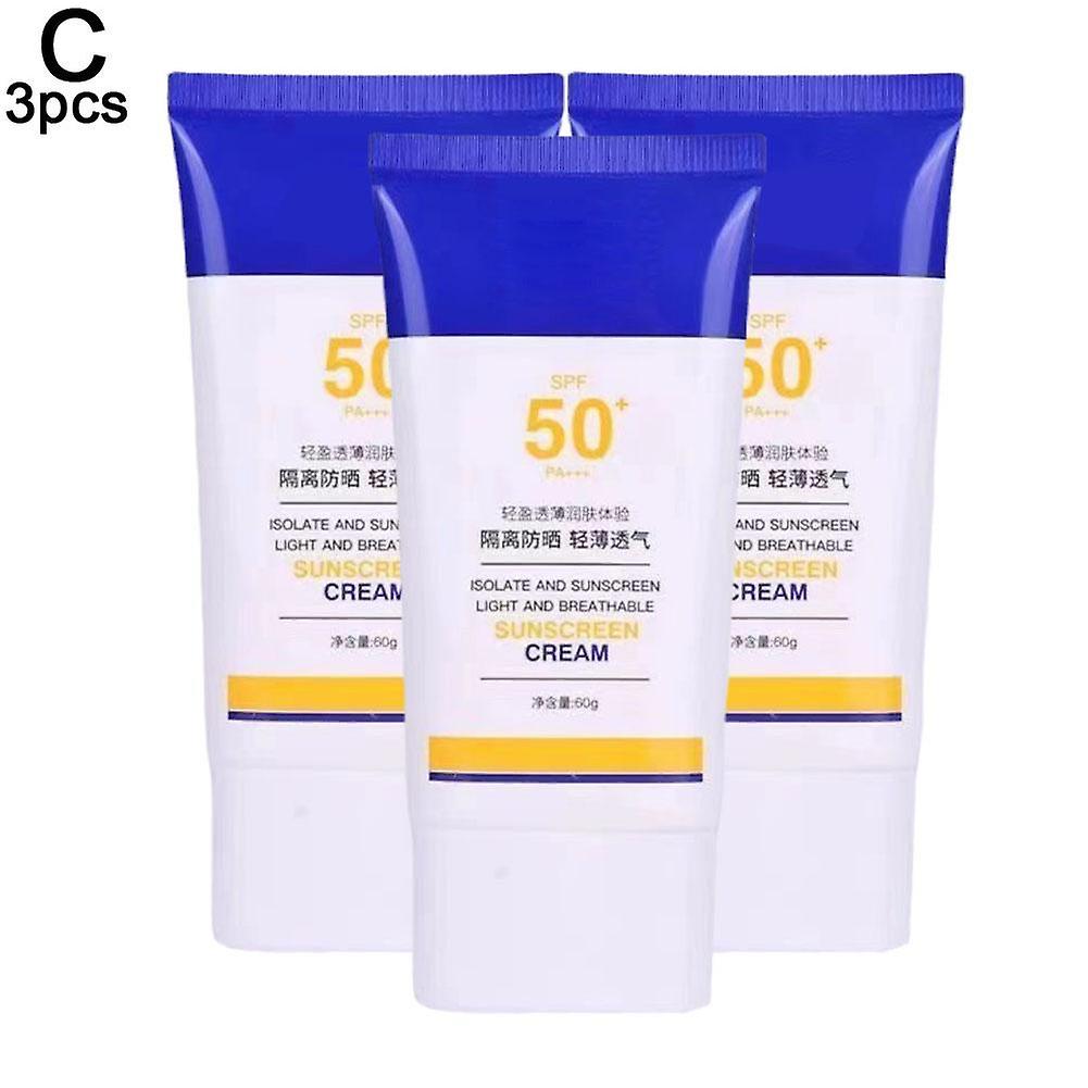 Unscented SPF 50 Sunscreen For Sensitive Skin Fast Absorbing Non Sticky Matte Finish Portable