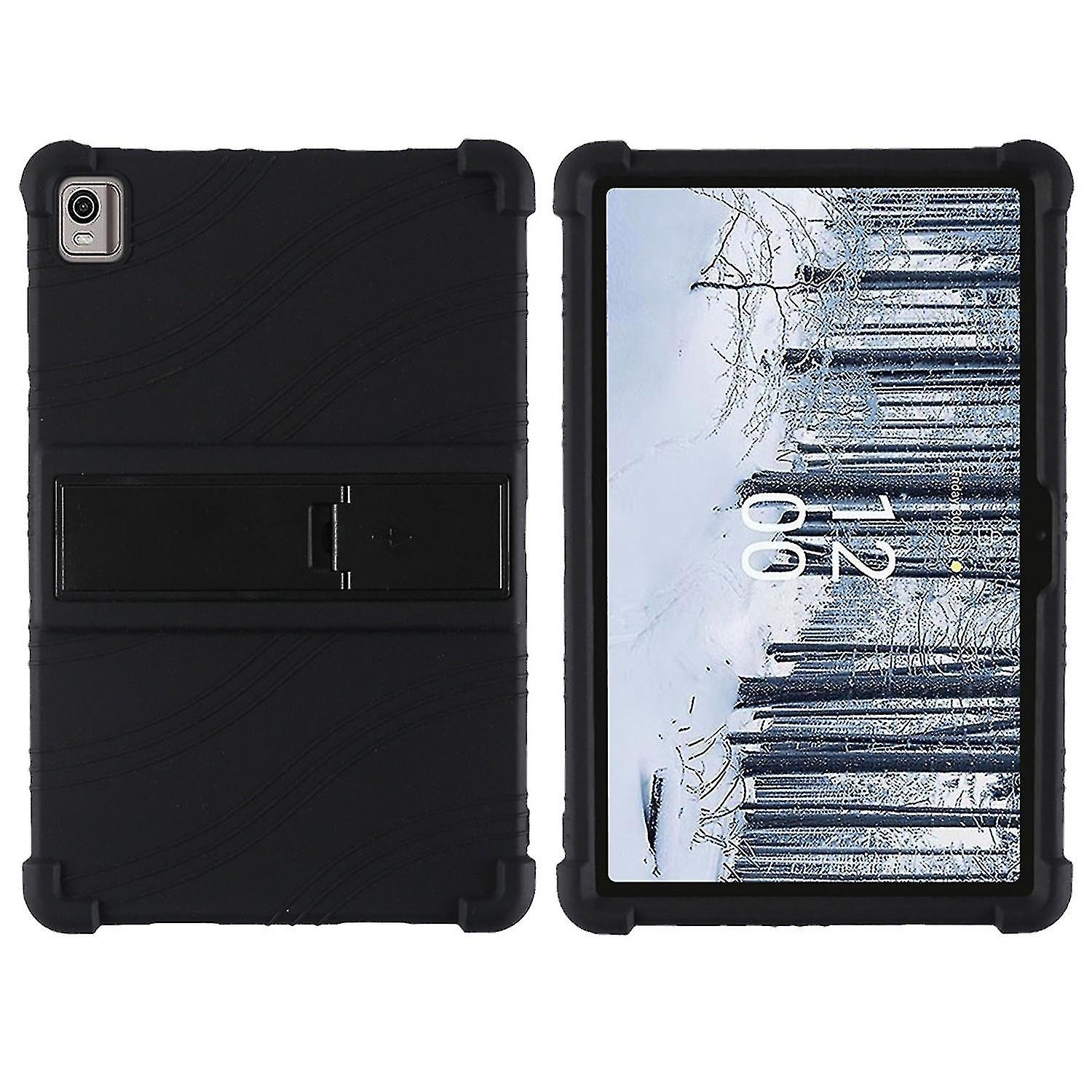 For Nokia T21 Soft Silicone Drop Protective Tablet Case Pc Kickstand Shockproof Tablet Cover