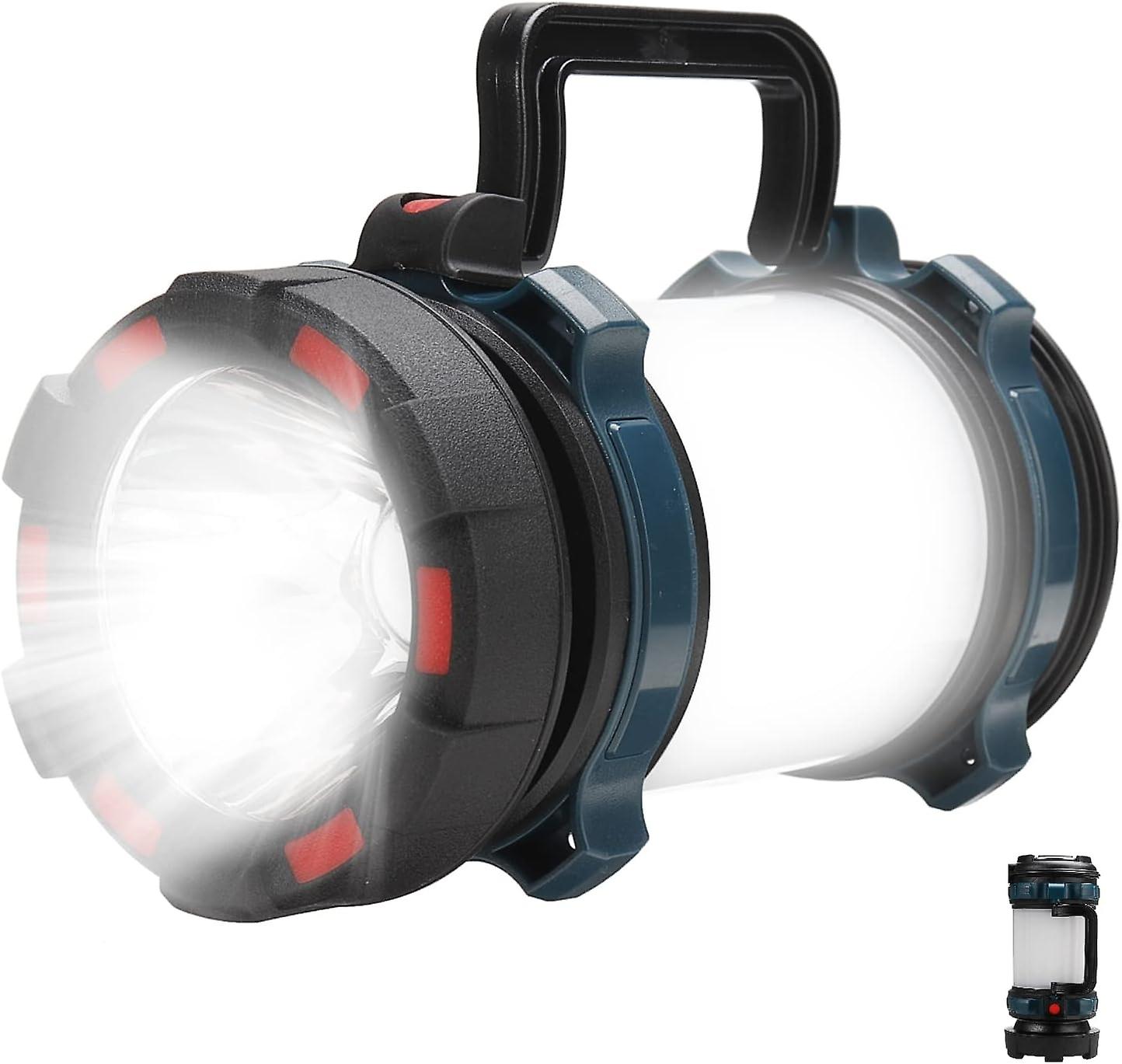 LED Camping Lantern Rechargeable,Portable Lantern Flashlight,5000LM Super Bright Emergency Searchlig