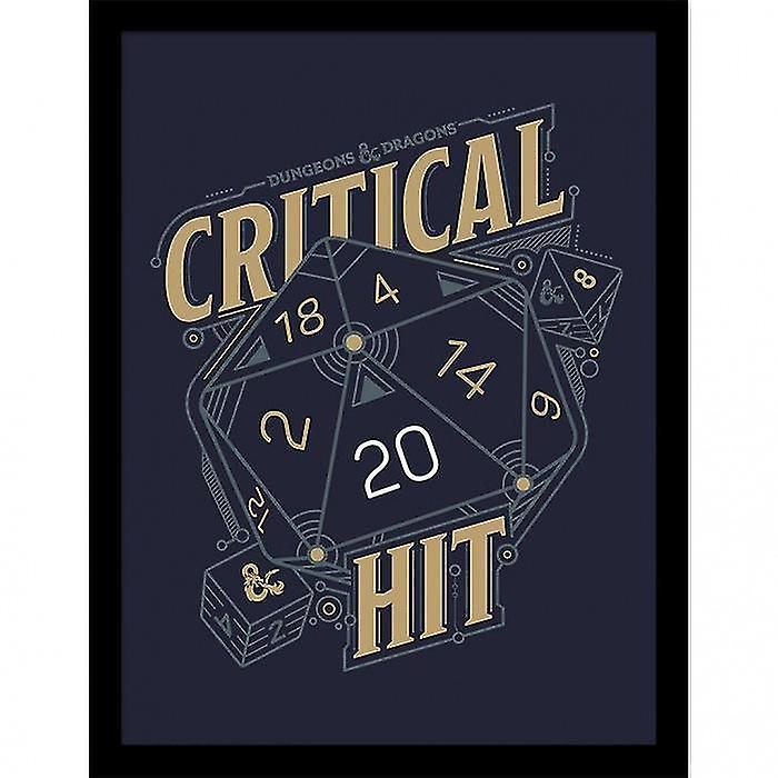 Dungeons & Dragons Critical Hit Framed Poster