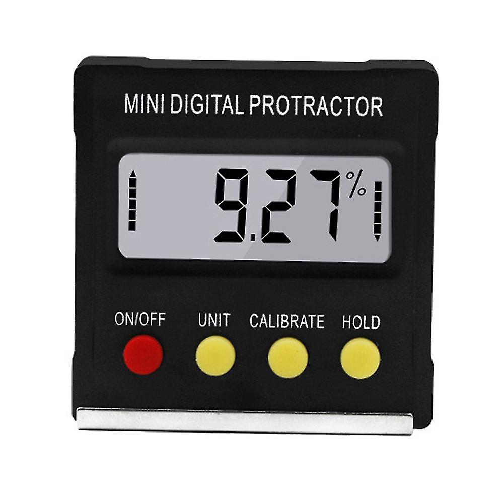 Mini Elektronisk Digital Display Inclinometer Grade Level Meter Protractor magnetisk vinkel linjal inkl