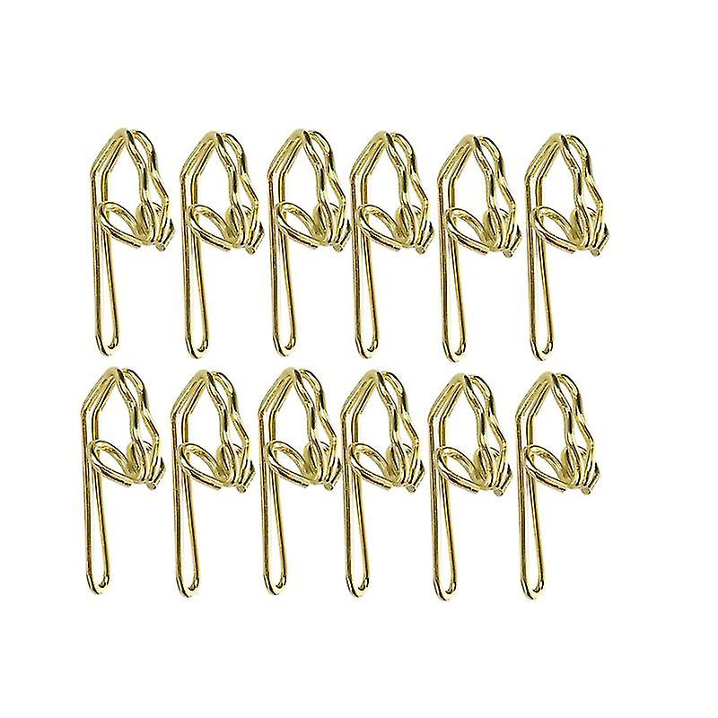 100pcs Nickel Curtain Hooks