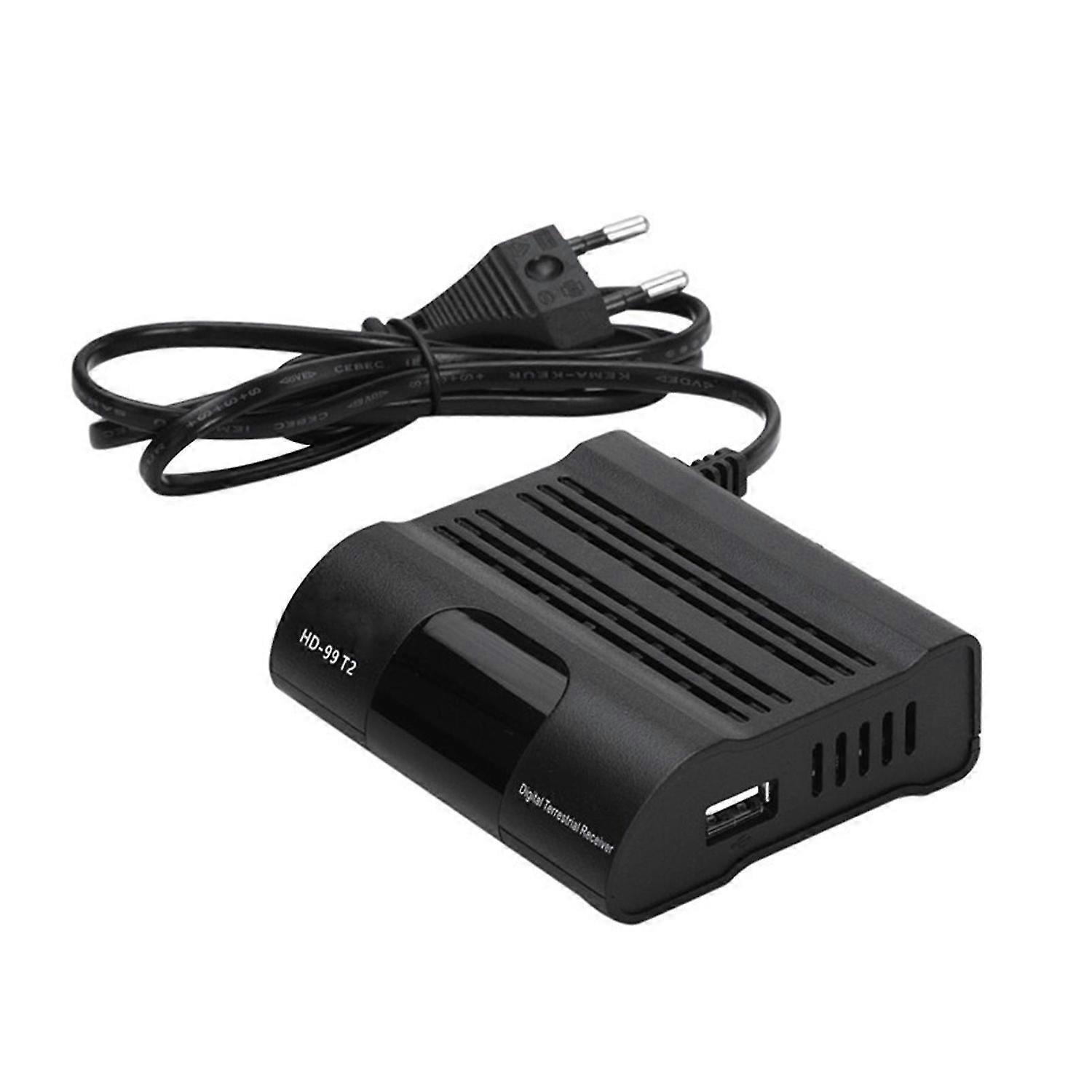 DVB-T2 Mini Plastic High Clarity TV Set Top Box Receiver for Home
