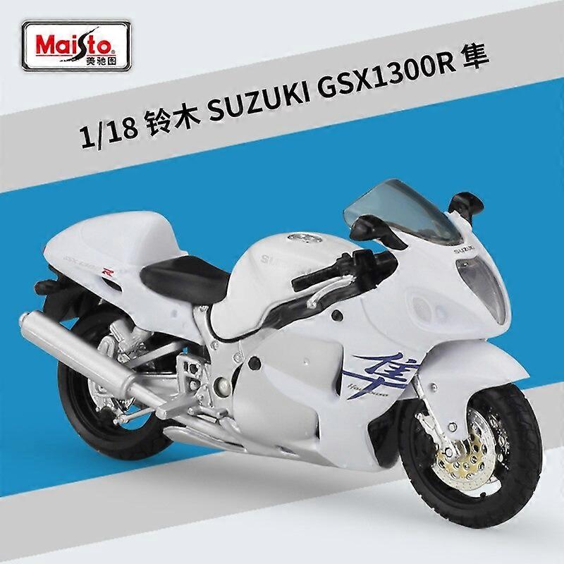 Maisto 1:18 SUZUKI Hayabusa GSX-1300R Μοντέλο μοτοσικλετών κραμάτων Diecast Metal Toy Street Μοτοσικλέτα Μοντέλο Συλλογή Παιδικό Δώρο Παιχνίδι Μοτοσικλέτες