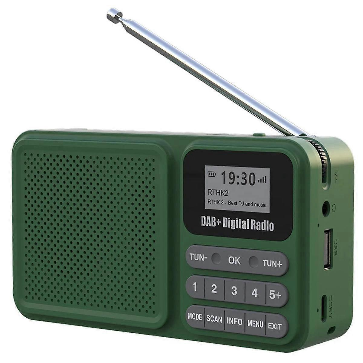 Portable + Digital Radio Solar Powered Bluetooth FM Radio Supports U Disk TF Card Mp3 Play Loudspea