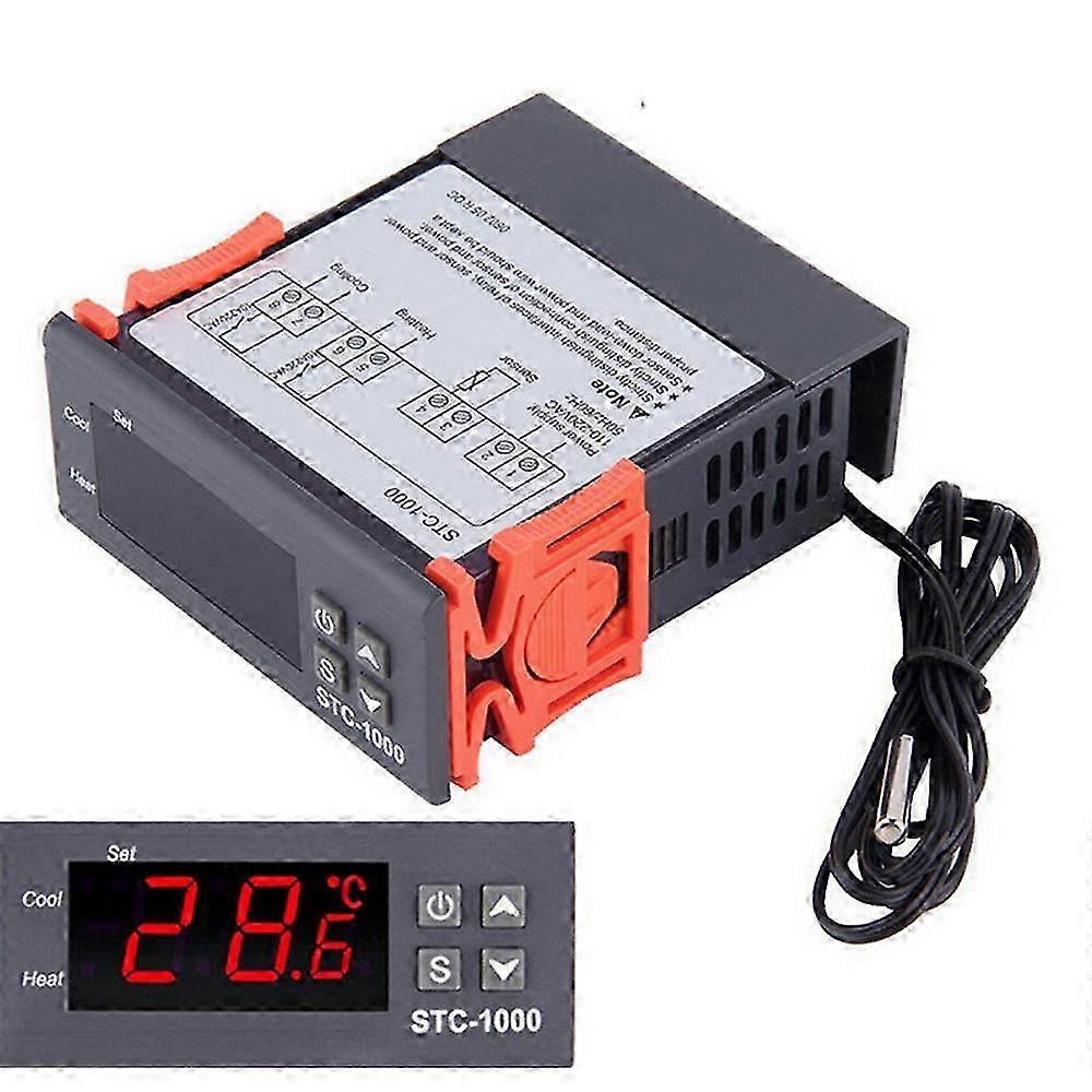 STC-1000 DC 110V-220V 10A Microcomputer Digital Display Temperature Controller Thermostat Control Switch