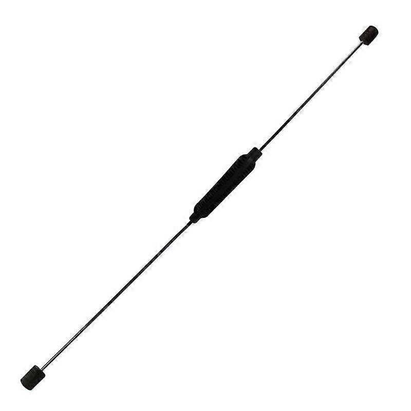 Elastic Fitness Bar Detachable High Frequency Vibration Weighted Bar Elastic Workout Bar For Muscle Exercise Black