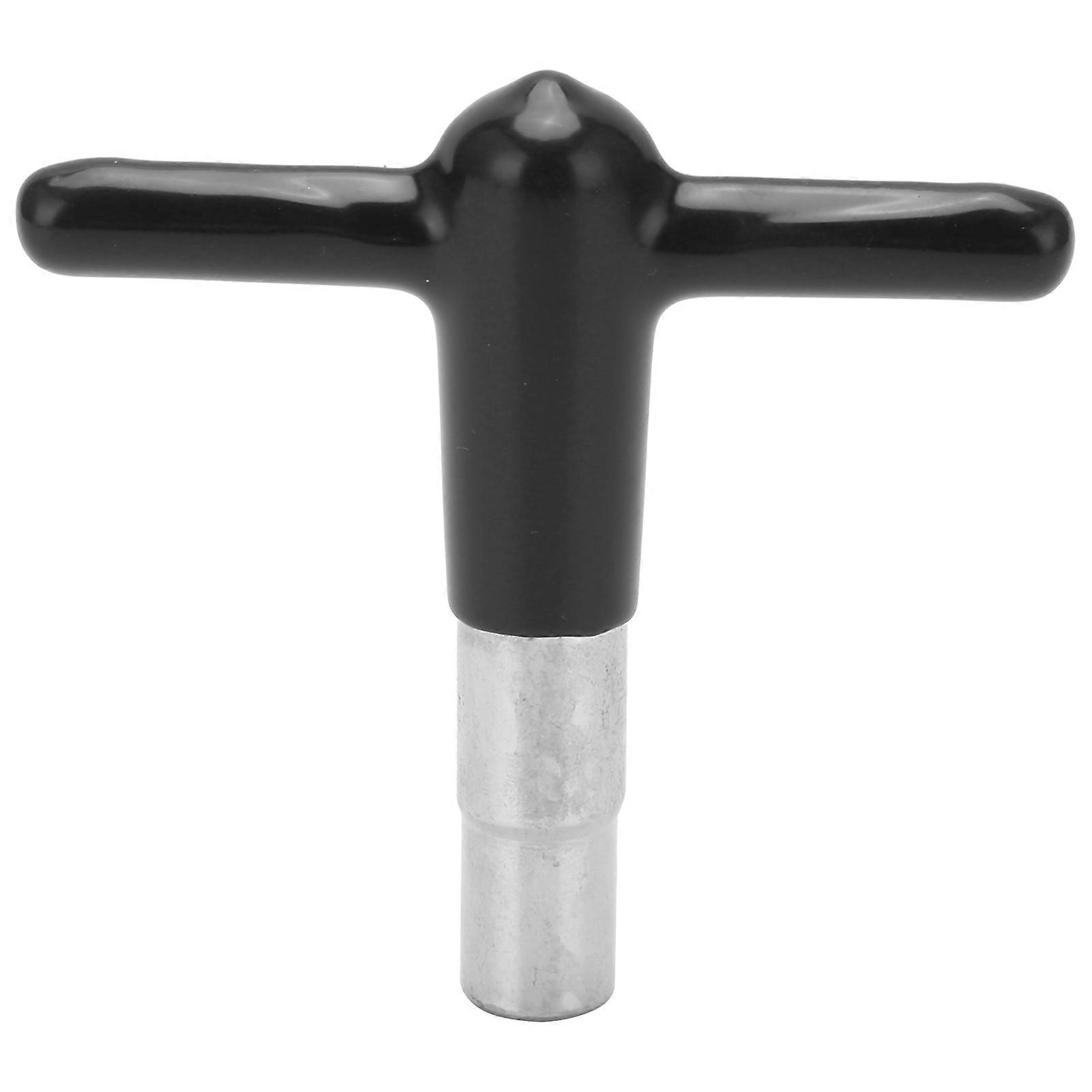 Drum T Shaped Wrench Tuning Key Silicone Handle Music Instrument Accessories Dt08black