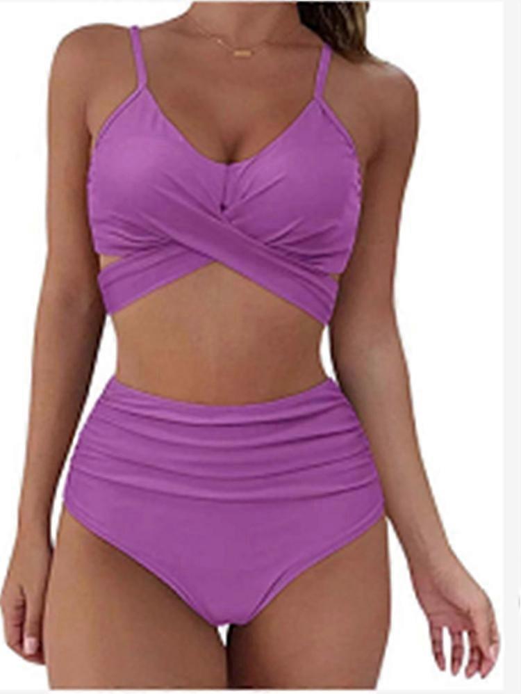 Two-piece Two-piece Swimsuit With A Cross