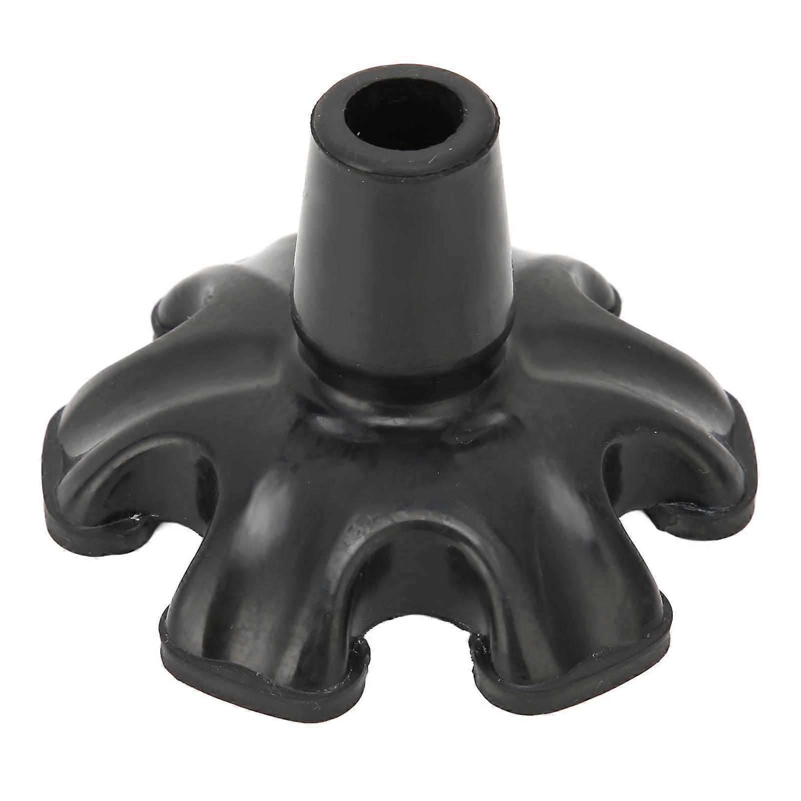 Cane Tips 6 Pillar Design Nonslip Rubber 19mm Crutch Tips With For Walking Stick Shooting Stick