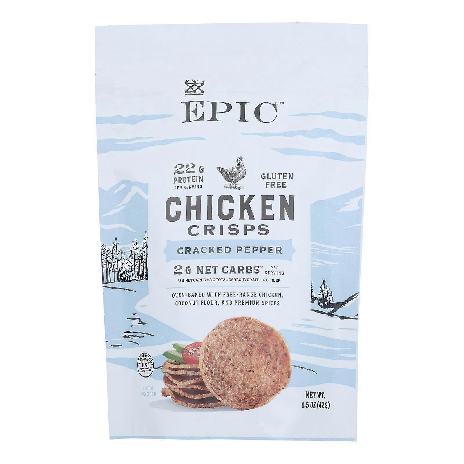 Epic - Crisps Chicken Crkd Ppper - kotelo 6-1,5 oz