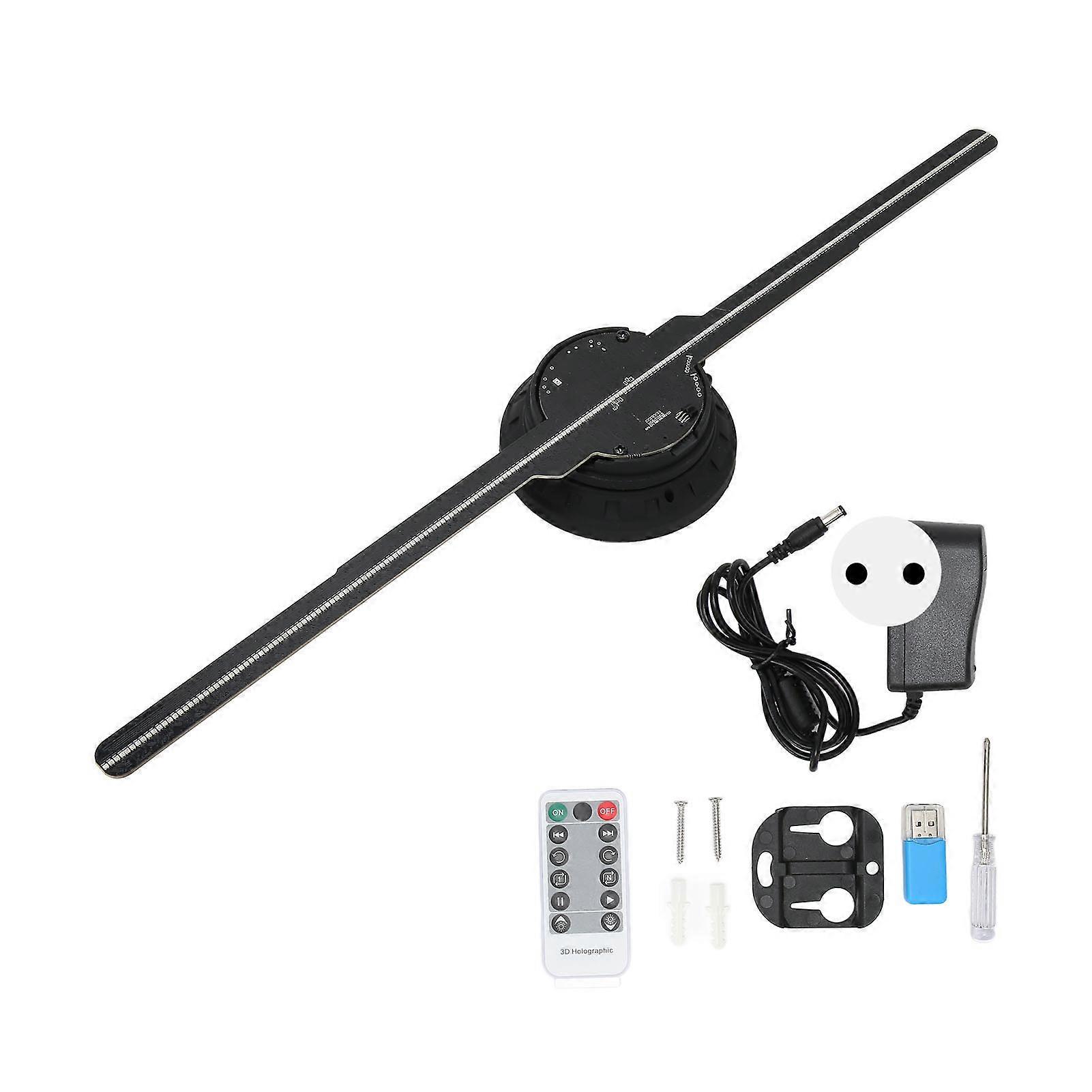 3Dホログラムファン512x234P解像度234 LEDビーズ16.5inホログラム広告機パーティーショップ100?240V EUプラグ