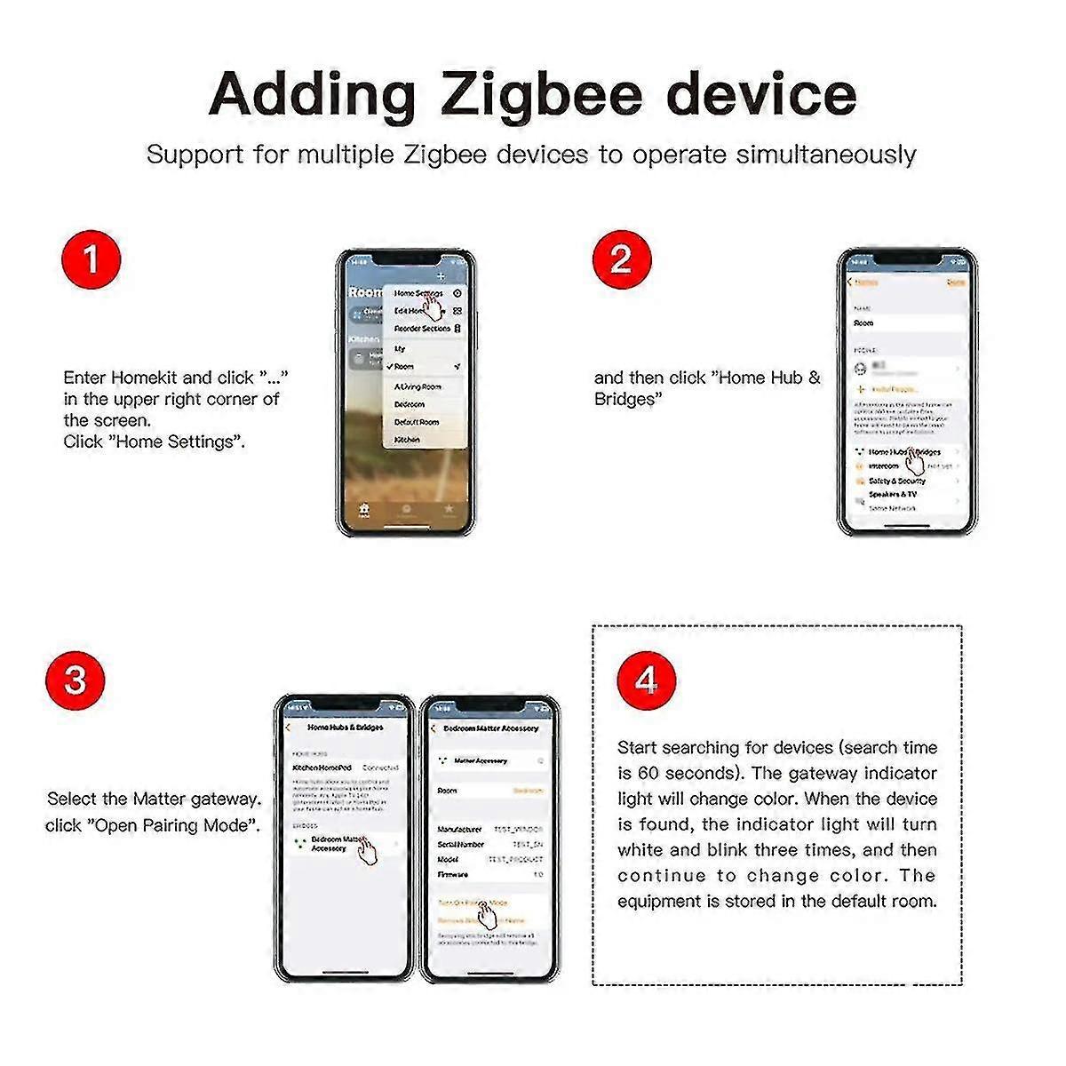 Matter Thread Hub Zigbee Smart Home Bridge Matter Gateway Ondersteuning Voice Control Via Siri Tuya Voor