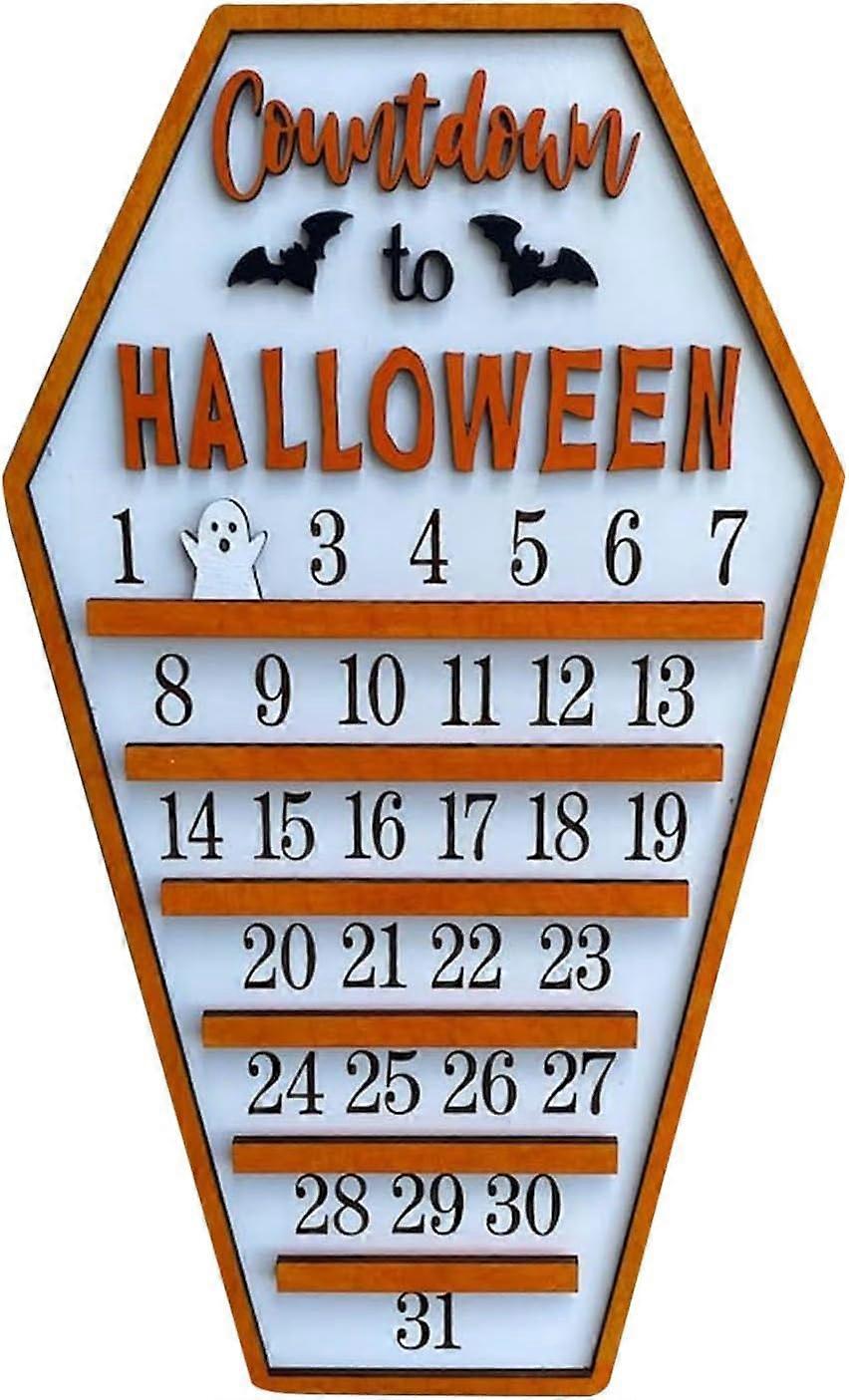 Halloween Calendar 31 Days Happy Countdown Calendar Halloween Coffin Calendar With Cutting Three Multi-color Optional