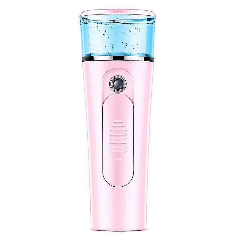 Handheld Ionic Gesichtsspray Hautpflege Schönheitsinstrument (rosa)