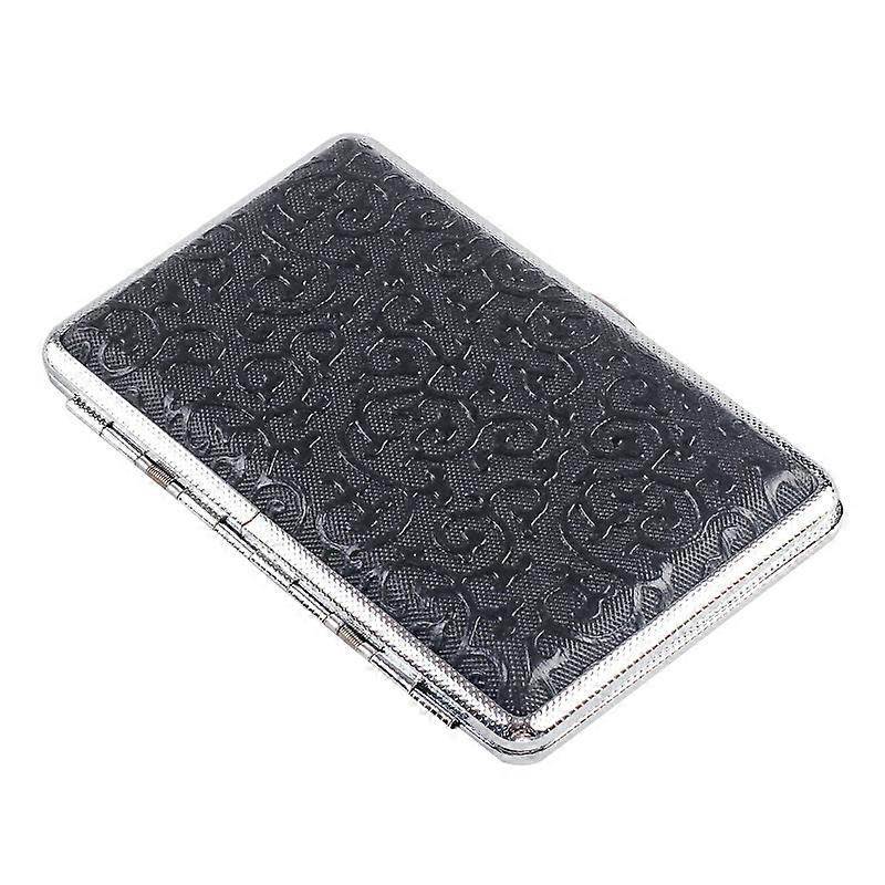Suncha Women's Cigarette Case Thin Cigarette Case Portable 20 Pcs Lengthened Creative Personalized Leather Automatic Flip