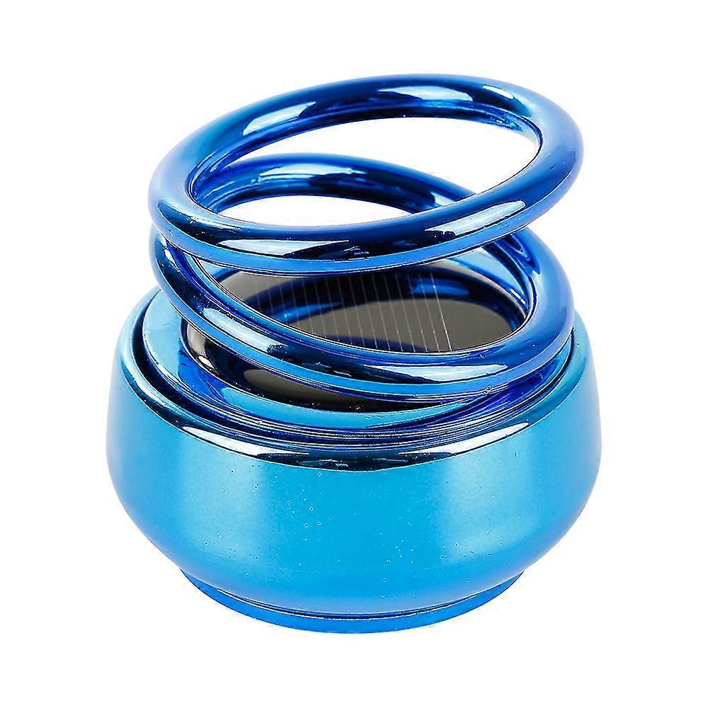 Portable Kinetic Mini Solar Aromatherapy Auto Rotating Double Ring Car Home