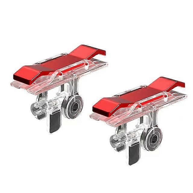 2pcs Mobile Phone Game Controller for PUBG Gamepad Joystick Trigger Aim Shooter L1R1 Alloy ABS Key Button for IPhone IOS Android