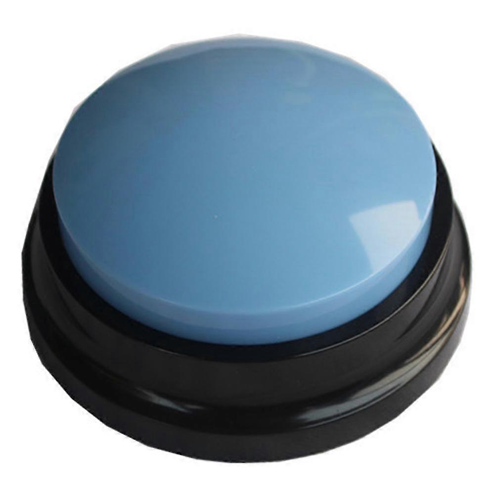 Pet Dog Interactive Toy Voice Recordable Button Clear Recording Multifunctional Easy Carry Dog Puppy Training Buzzer