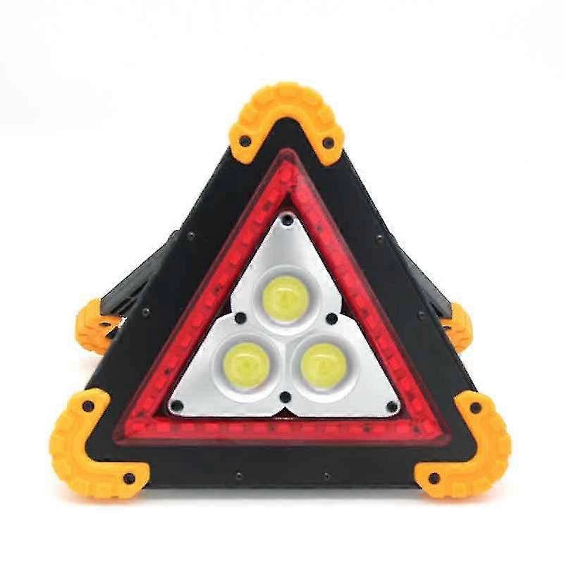 Safety Triangular Warning Sign For Traffic(1 Pcs, Yellow)
