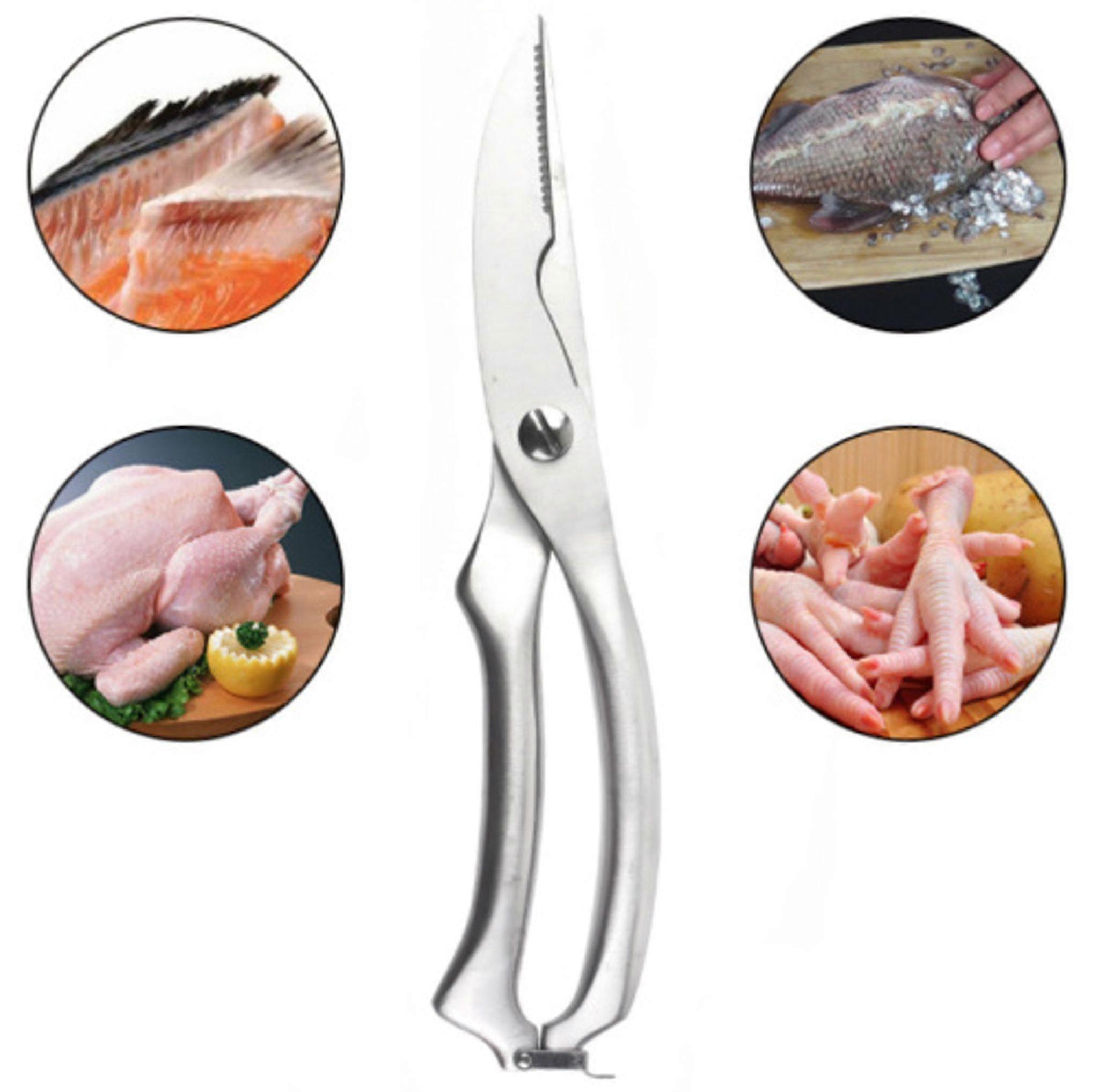 Poultry Scissors Stainless Steel Meat Scissors Scissors Kitchen Scissors Chicken Scissors
