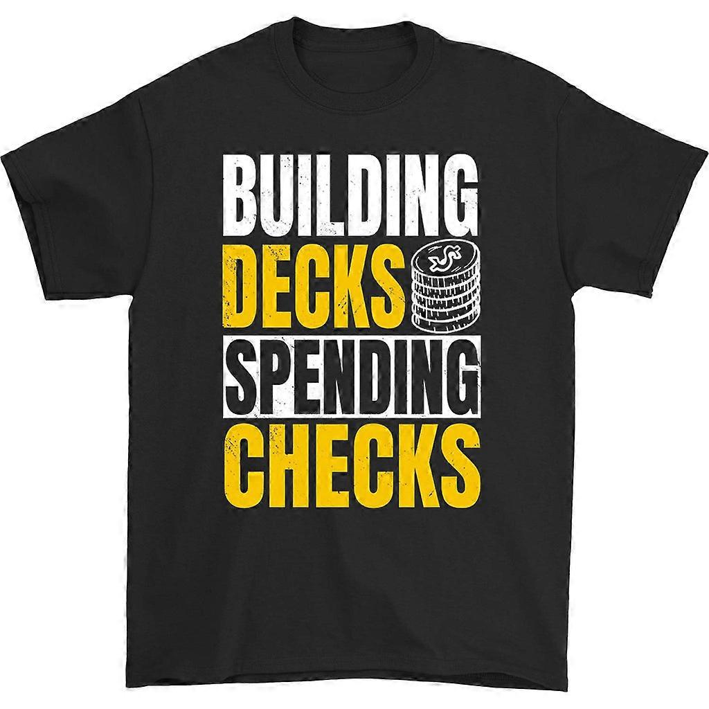 Camiseta de cheques de gastos de Building Decks