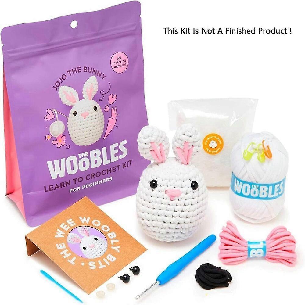 Κιτ βελονάκι για αρχάριους με βελονάκι Hooks Yarn Set DIY Crochet Stuffed Animal Kits
