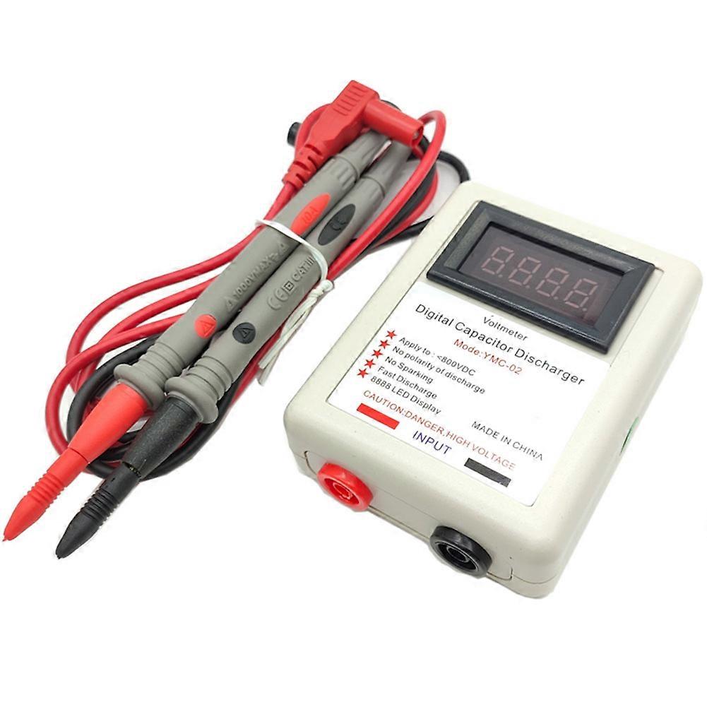 800V Digital Capacitor Fast Discharger High Voltage Discharging Tool Electronic Repair Display Sparkpen Matenance for Electronic