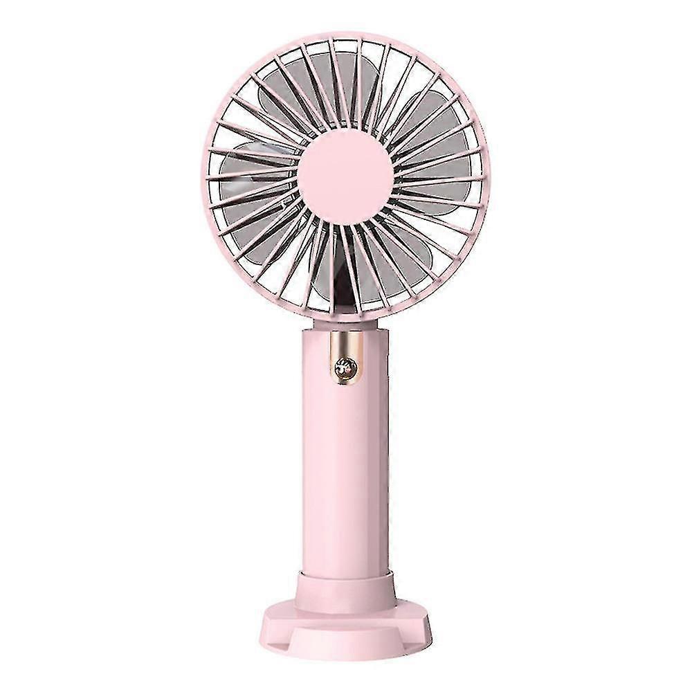 Mini Hand Held Fan With Usb Rechargeable Battery, Personal Desk Table Fan