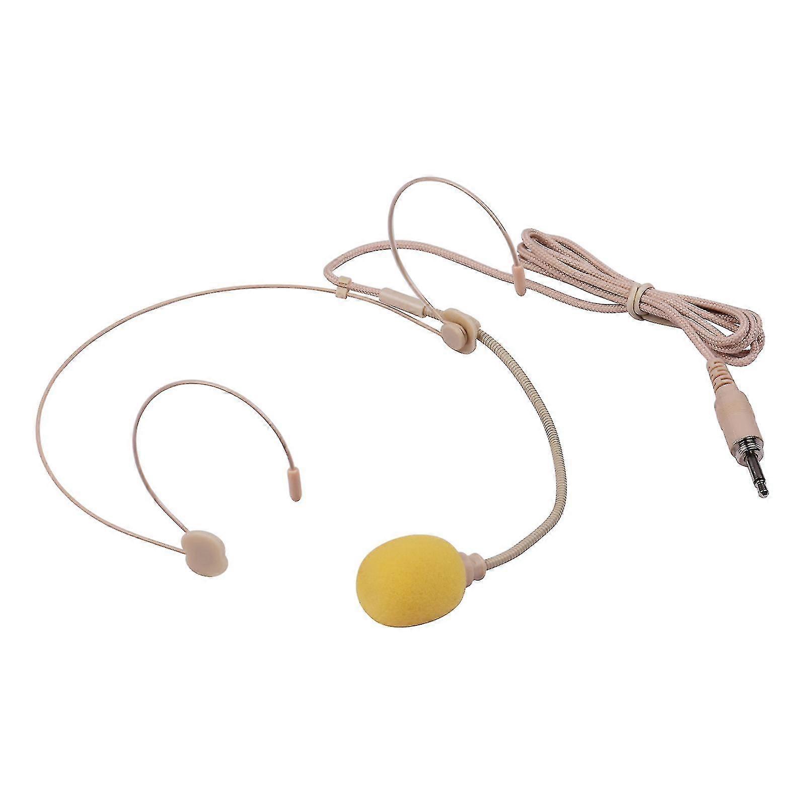 Good Quality Headset Microphone Condenser Mic 3.5mm Interface For Wireless Bodypack Transmitter