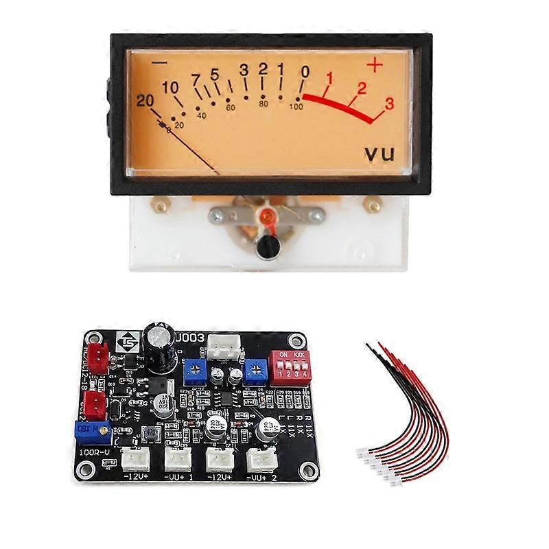 VU Meter Header  DB Audio Power Amplifier Chassis for w/ Backlight