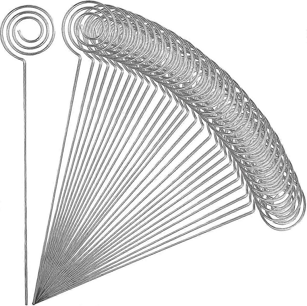 30 حزمة حلقة حلقة مستديرة الشكل سلك معدني صورة حامل الجدول حاملي بطاقة الحرف الأسلاك كليب ملاحظة مذكرة الصورة مذكرة مكان بطاقة يختار لحفلة عيد ميلاد