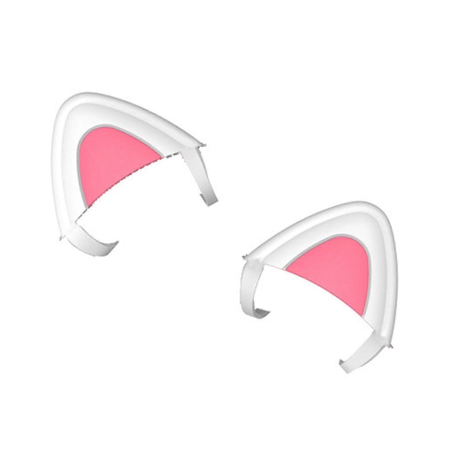 Optimized Title: Cute Cat Ear Bluetooth-compatible Headset Accessories - Silicone Kitty Ear Decoration For Headphones (1 Pair)