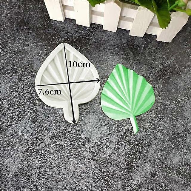 JWL-New Fan Palm Leaf Silicone Mold