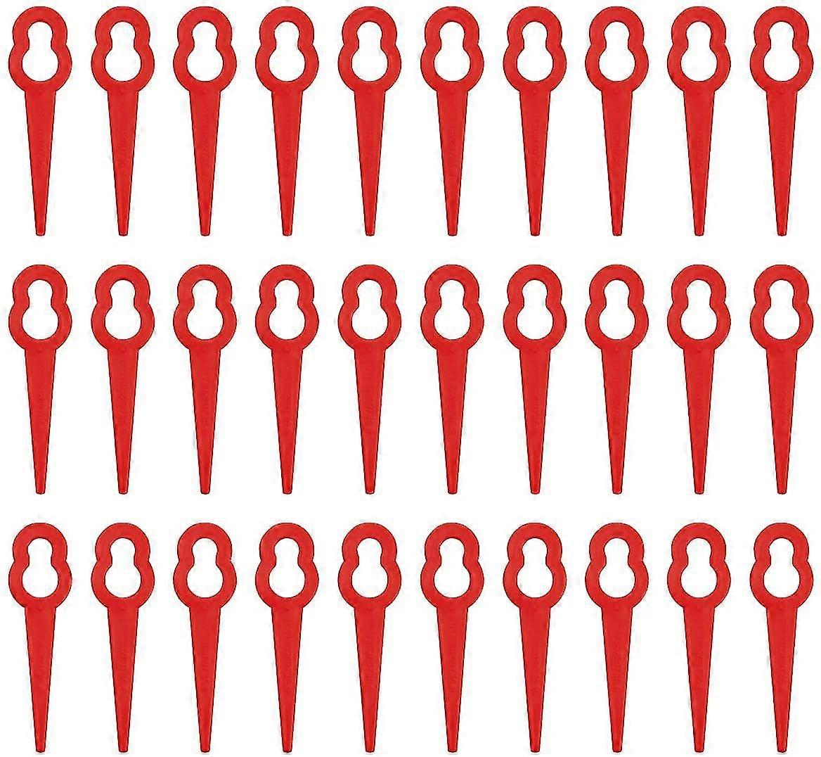 100Pcs Plastic Mower Blades Garden Accessories Trimmer Blades