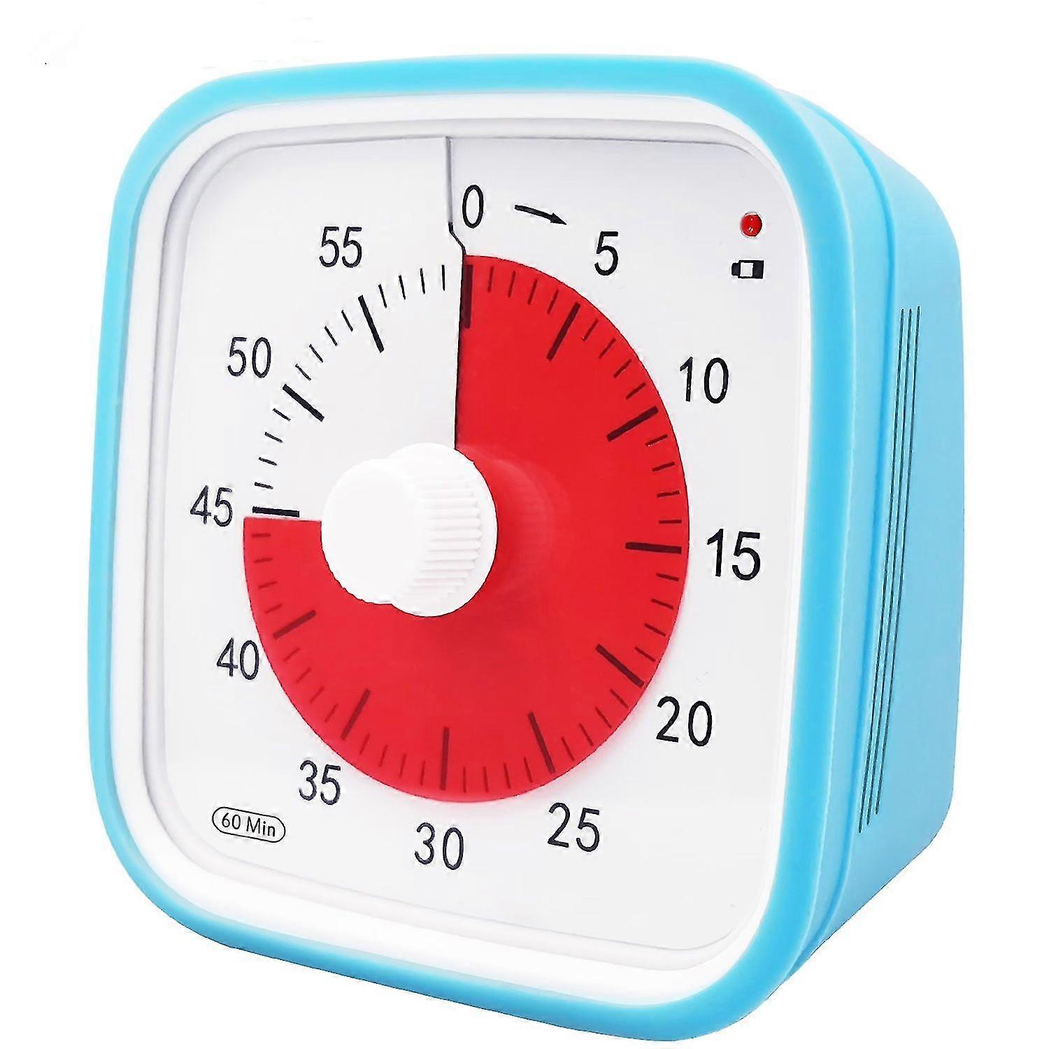 60 Minutes Education Edition - Visual Timer For Children's Classroom Learning, Elementary Teacher Desk Clock, Home Learning Tool And Silent Op