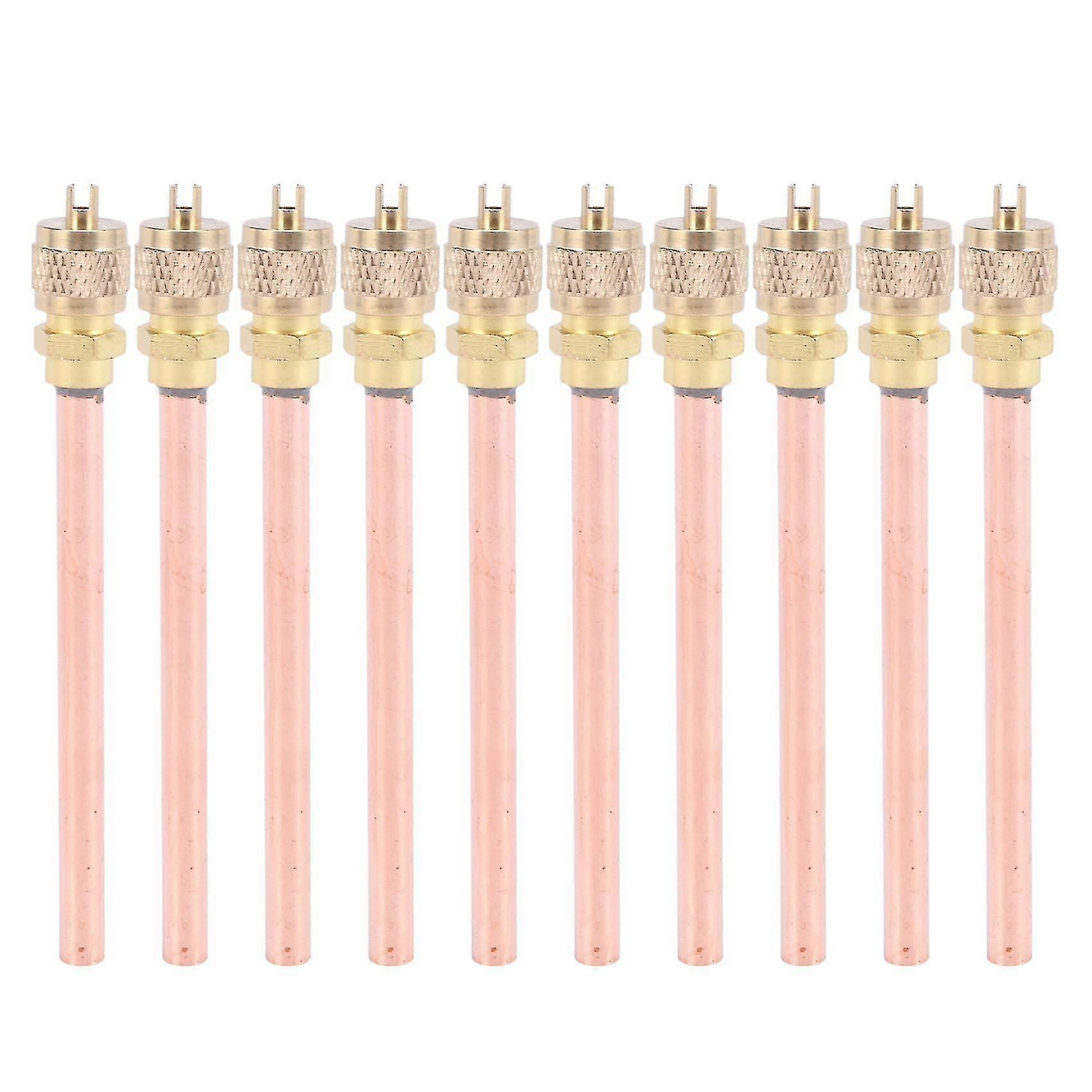 10pcs Air Conditioner Refrigeration Access Valves 6mm