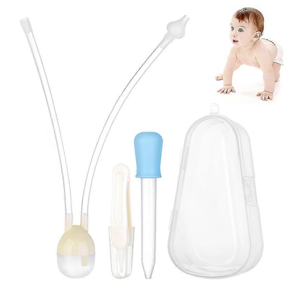 Baby Nasal Aspirator - Nose Aspirator For Infants - Nose Sucker For Newborns - Toddlers Nose Cleaner - Safe Nose Suction
