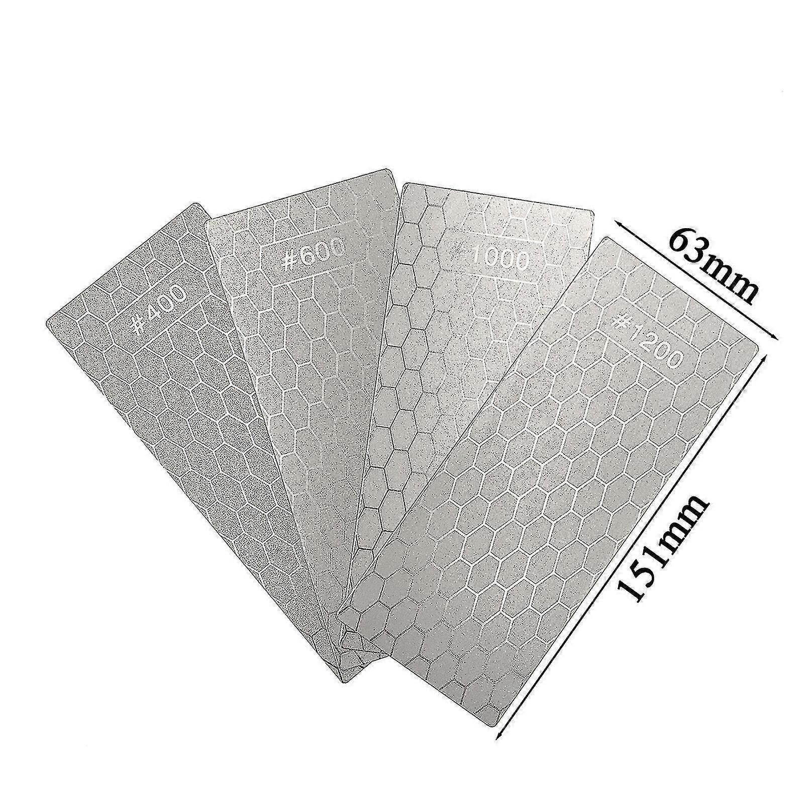 Diamond Sharpening Stone Grinding And Polishing Square Honeycomb Sharpening Blade Kitchen Dull Knife Sharpening Stone Tool