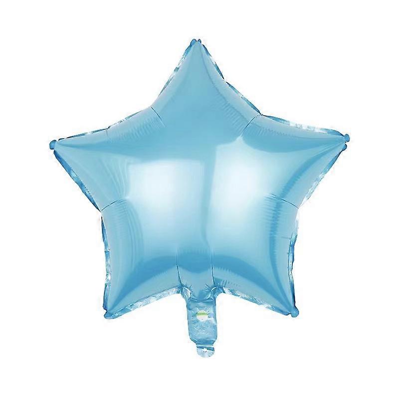 Balão circular coração-dado forma do filme de alumínio do pentagrama de 18 polegadas, forma monocromática do balão da folha de alumínio da placa clara