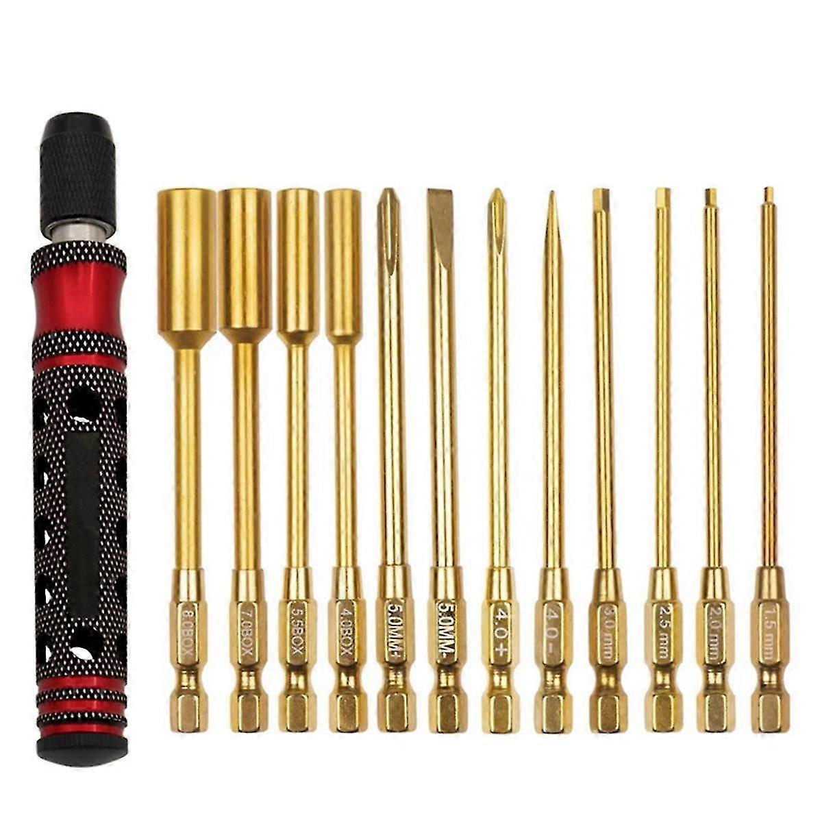 For Scx10 Trx4 Simulation Model Climbing Car Repair Tool Car Model Aircraft Model Ship Model Inner Hex Screwdriver Set A
