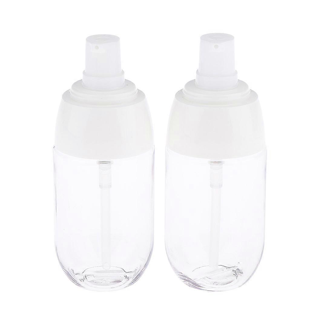 2Pcs Refillable Empty Cream Shampoo Lotion Pump Bottles with , as described, 30ml