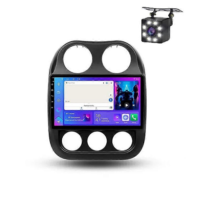 Car Radio Android For Jeep Compass 1 MK 2009 - 2015 Multimedia Player Stereo GPS