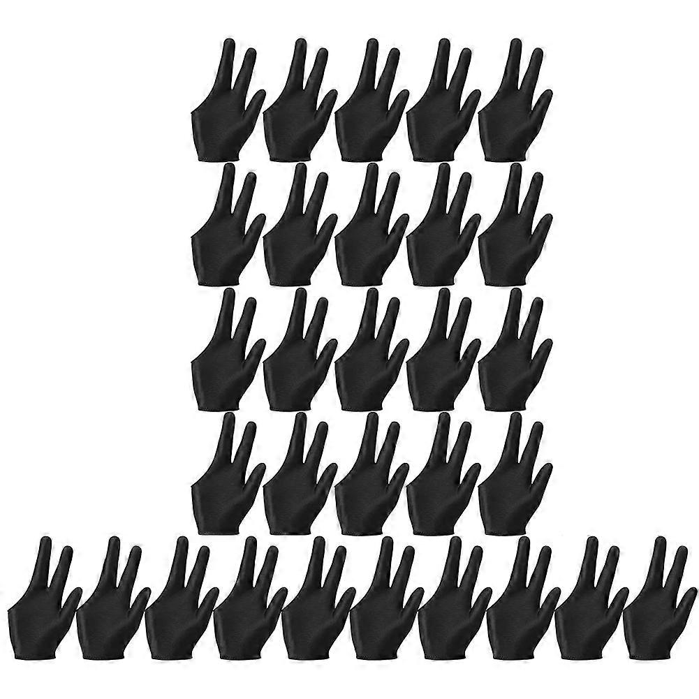 Breathable Pool Gloves Gloves Pool Left Gloves Universal 3 Fingers Cue Gloves Cue Sports Gloves,30