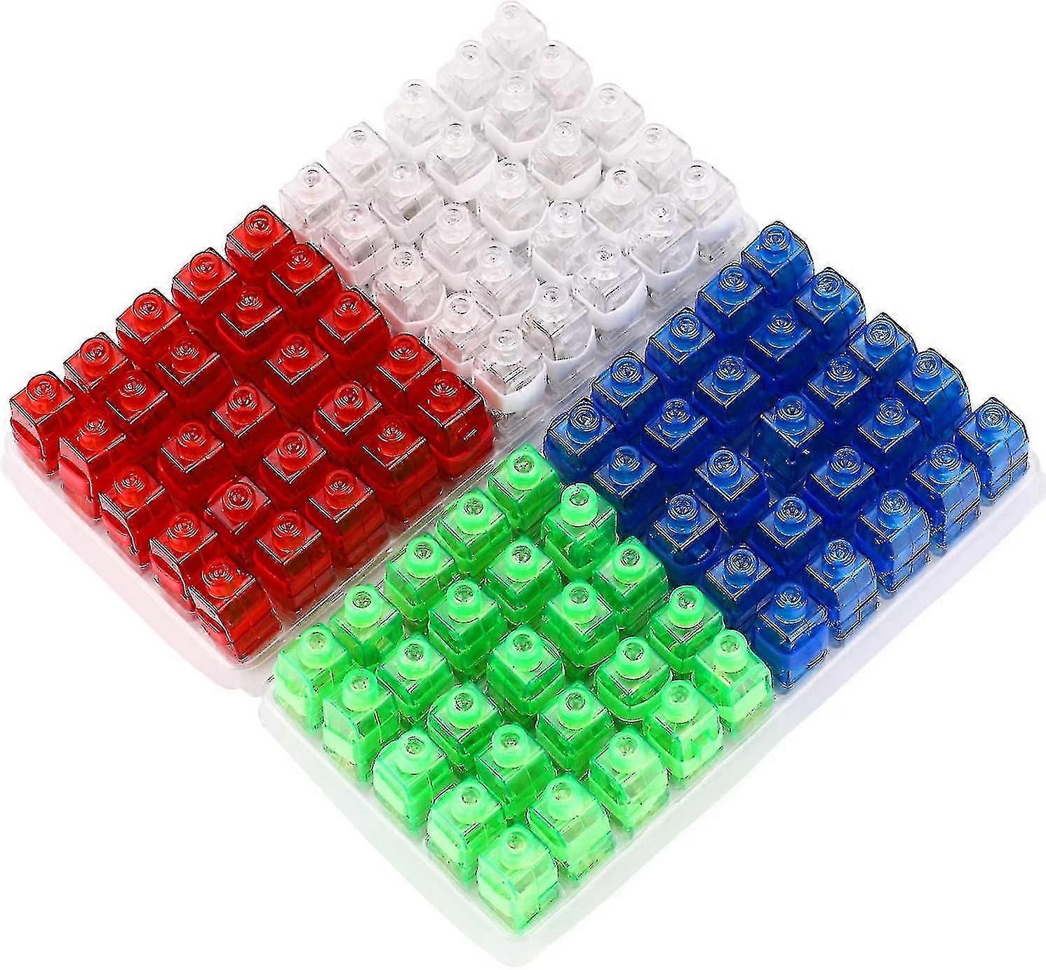 100pcs Led Finger Lights, intermitente Light Up Rings-jie