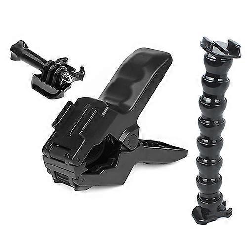 SHOOT Jaws Flex Clamp Mount with Flexible Adjustable Gooseneck For GoPro Hero 10 9 8 7 Sjcam Yi 4K Action Cam Tripod Accessory
